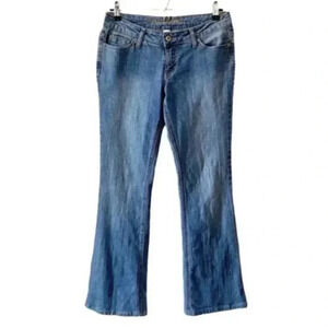 Vintage Bluenotes Jeans Low Rise Baby Bootcut Y2K Mid  Blue Denim Size 26